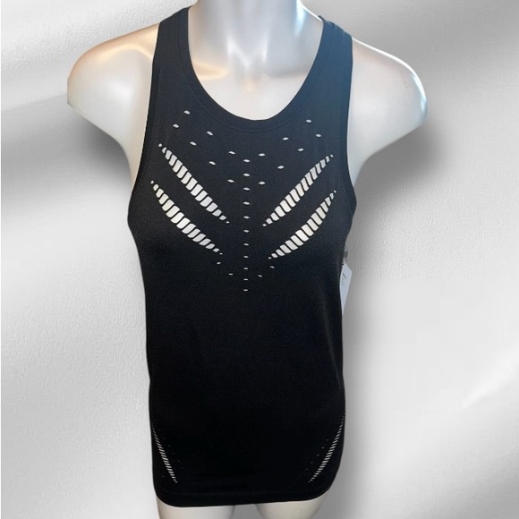 Victoria Secret Sport Seamless Tank Top Slim Fit Racerback Cutout Top NWT L $59 - Picture 7 of 13